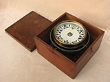 Unbranded Sestrel style gimbal mounted ships compass by Henry Browne & Son
